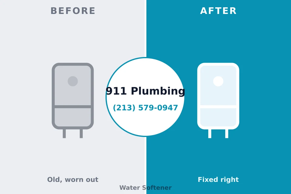 Before and after: plumbing repair Galveston, TX
